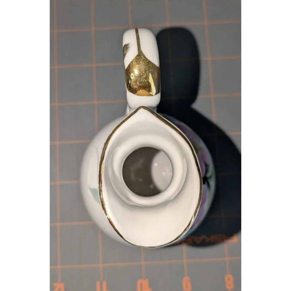 Vintage Noritake Azalea Porcelain Cruet Stopper Oil Vinegar red mark - Picture 7 of 10